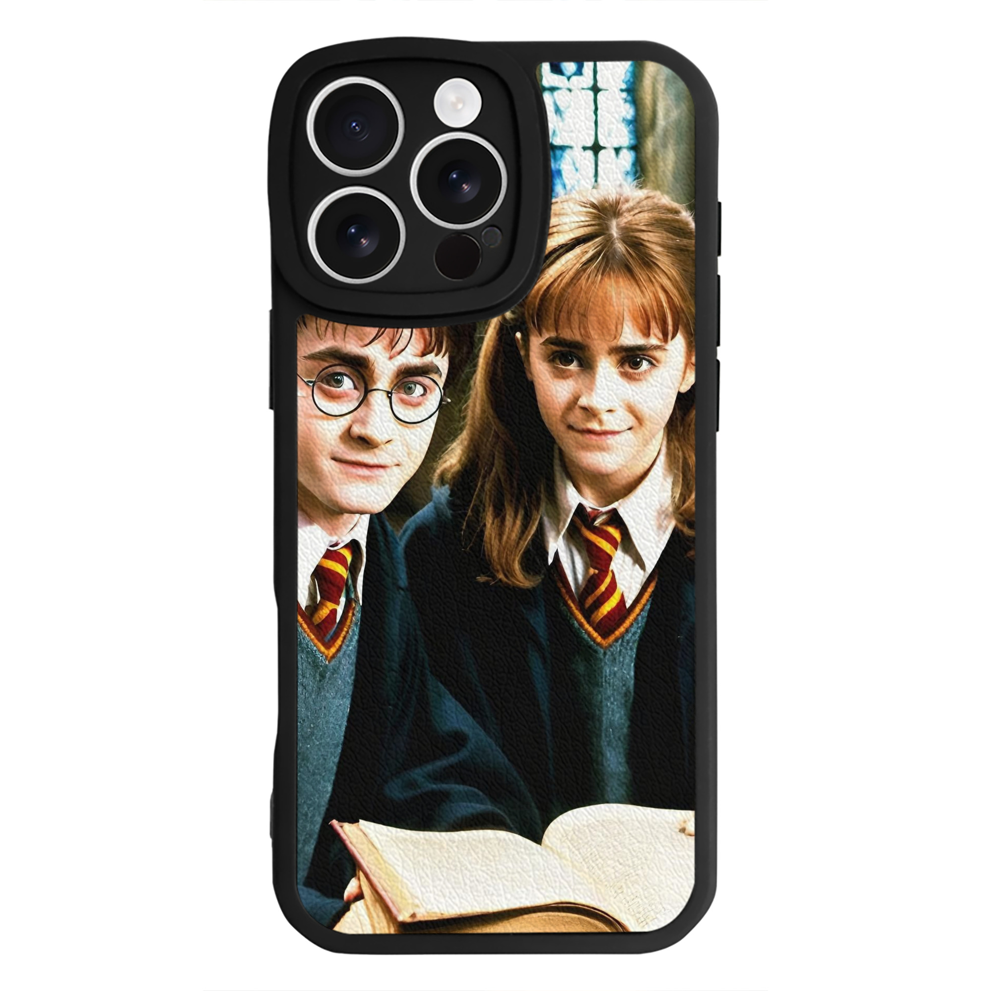 （画像用） Harry Potter ハリー・ポッターシリーズ 【iPhone 16シリーズ対応】シリコンスマホケース（レザー調） 材質：シリコン